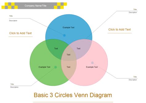 3 Circles Diagram For Powerpoint Presentationgo Rezfoods Resep