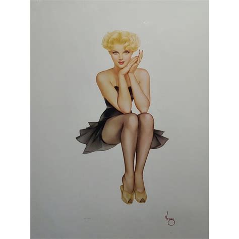 1944 Cover Girl Pin Up Limited Edition Lithograph By Alberto Vargas
