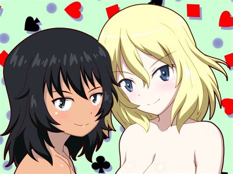 Andou And Oshida Girls Und Panzer Drawn By Gogopaint Danbooru