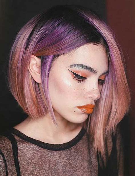 30 Gorgeous Purple Hairstyles For Short Hair