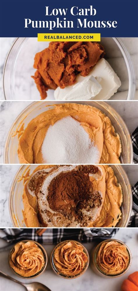 Pecans, walnuts, sunflower seeds, and quinoa lend 4g of protein, while honey and ground cinnamon add a touch of sweetness. Low-Carb Pumpkin Mousse | No-Bake, Nut-Free, Coconut-Free ...