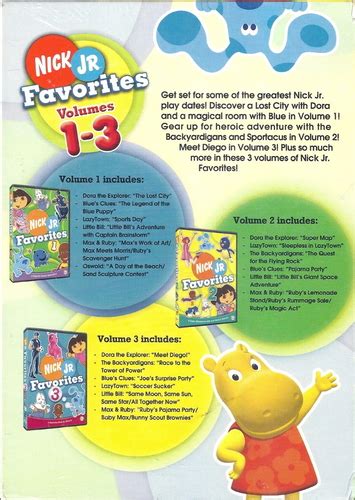 Customer Image For Nick Jr Favorites Boxed Set Vol 1 3 On Popscreen