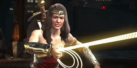 Wonder Woman And Blue Beetle Face Off In Injustice 2 Trailer Mirror