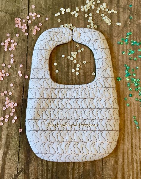 Easter Ith Baby Bib Pattern Bunny Rabbit Quilted Baby Bib Etsy