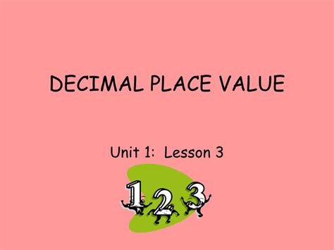 Ppt Decimal Place Value Powerpoint Presentation Free Download Id