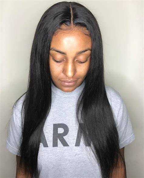 10 Sew In Middle Part Straight Fashionblog