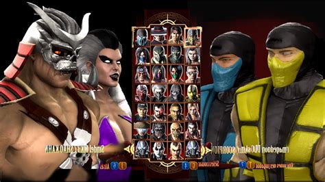 Mortal Kombat Skins Klassic MK Shao Kahn Sindel Smoke Scorpion Costumes Pc Mod Komplete Edition