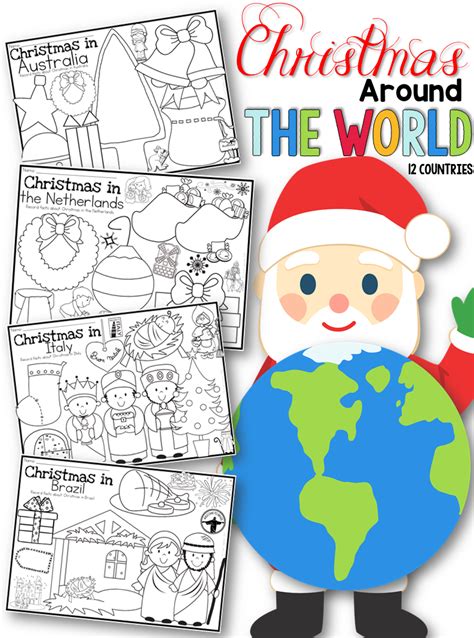 Christmas Around The World K 2 Christmas Kindergarten Preschool