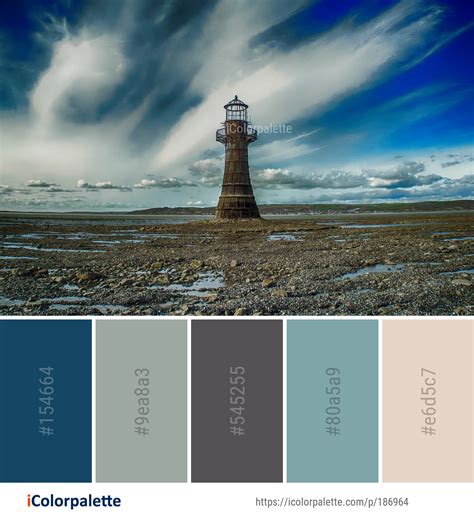 Color Palette Ideas From Sky Lighthouse Tower Image Icolorpalette