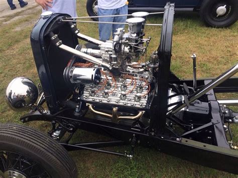 32 Ford Chassis With Supercharged Twin Plug Flathead Power Motors 1969