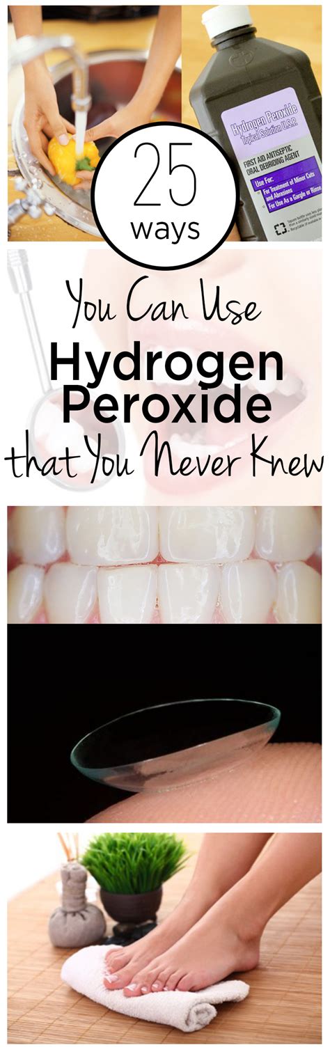 Hydrogen Peroxide Dosage Chart