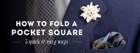 How To Fold A Pocket Square My Top 8 Folds For Gentlemen Pocket