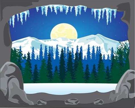 Best Snow Cave Illustrations Royalty Free Vector Graphics And Clip Art