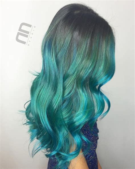 Check spelling or type a new query. Long Teal Ombre Hair (With images) | Teal ombre hair ...