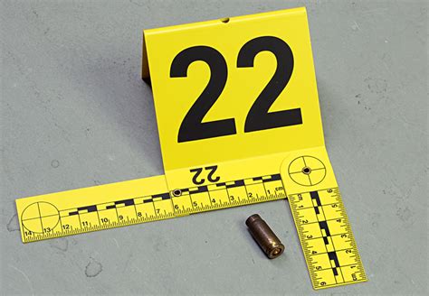 Evidence Marker With Cartridge Case