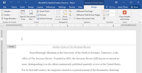 How To Change Header And Footer In Word Templates Printable Free