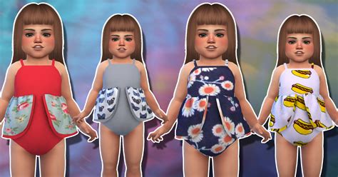 The Sims 4 Downloads For Everyone Bathing Suit Patterns Sims 4 Cc