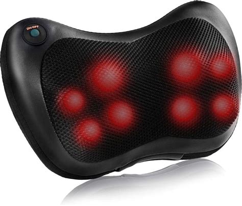 Suerbeaty Shiatsu Back And Neck Massager With Heat Deep Tissue Kneadingelectric Massage Pillow