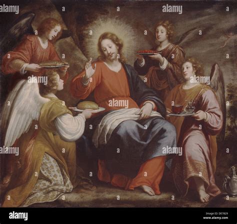 Angels Ministering To Christ In The Wilderness Artist Rosselli