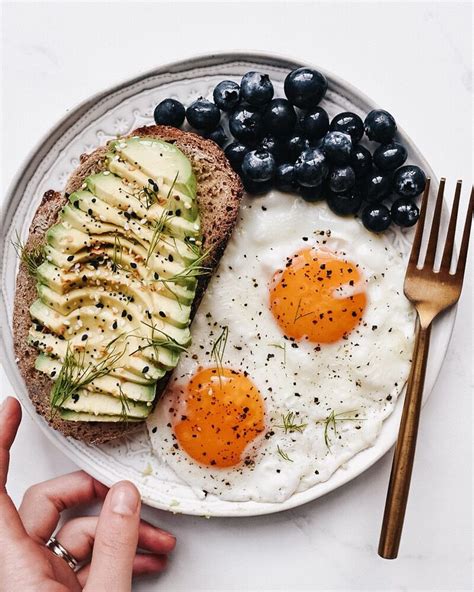 Fried Eggs And Avocado Toast Breakfast Plate By Wildlywholesome Quick And Easy Recipe The Feedfeed