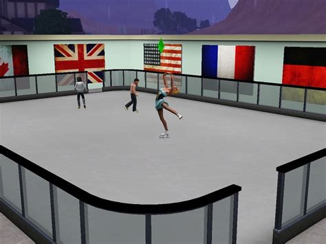 The Sims Resource The Arctic Wolf Skating Rink