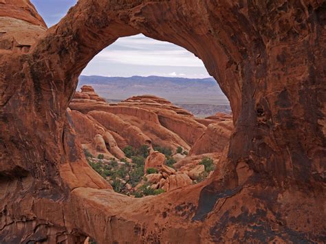 Arches National Park Utah Double O Arch National Parks Arches National Park Natural Landmarks