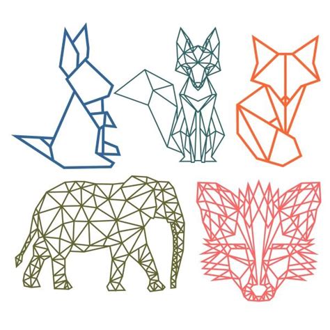 Geometric Animal Cuttable Design Cuttable Apex Embroidery Designs