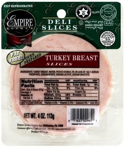Deli Turkey Lunch Meat Nutrition Facts Nutrition Ftempo