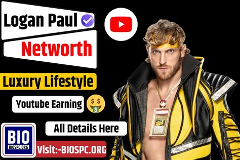 Logan Paul Net Worth In 2024 Youtube Earnings Match Income