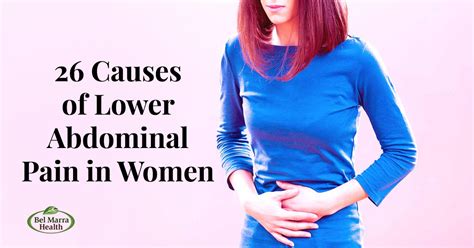 Causes Of Lower Abdominal Pain In Women Bel Marra Health