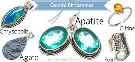Meow47 — Astroalive Gemini Birthstones In Honor Of The