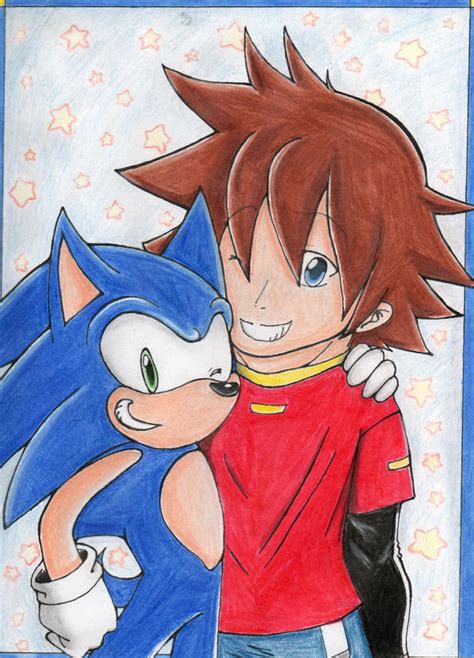 Sonic And Chris By Sparky2hot4ya On Deviantart