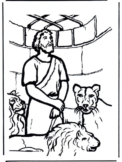 Daniel 6 daniel and the lions den colour in. Daniel In The Lion'S Den Coloring Page - Part 5 | Free ...