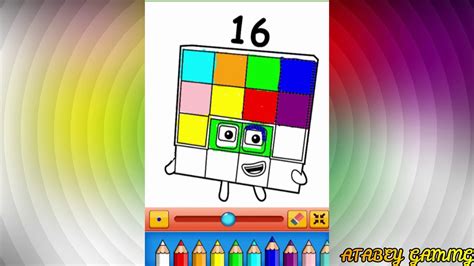 Numberblocks Paint With Tetris Pencil Numberblocks Colouring Pages