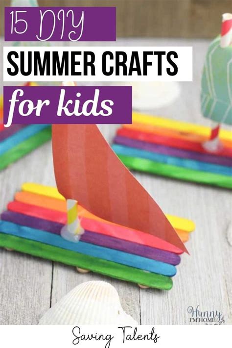 Cute Summer Crafts For Kids