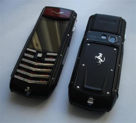 The ascent ti ferrari clone is larger than other vertu phones but weighs about 160 grams. Vertu Ascent Ti Ferrari Edition