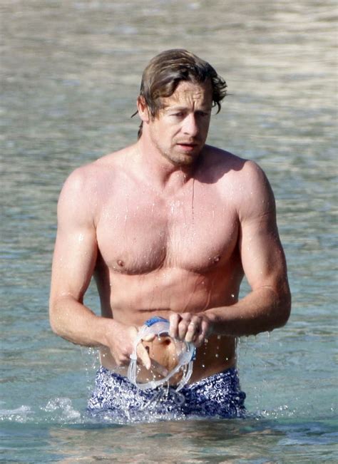 Here He Is Shirtless Simon Baker S Hottest Pictures Popsugar
