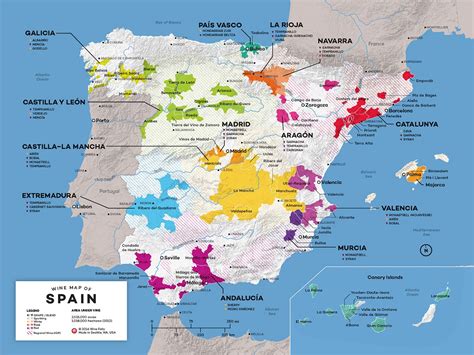 The map of spain below shows the various regions in spain. Map of Spain Wine Regions | Wine map, Wine region map ...
