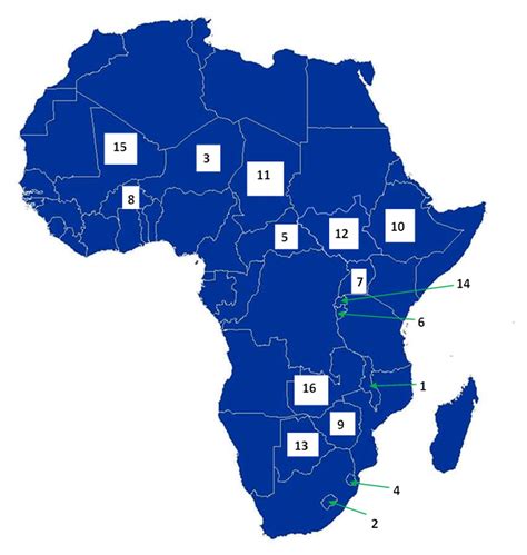 Locations In Landlocked Africa Trivia Quiz World 16 Questions