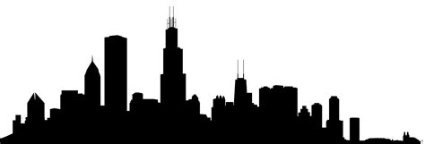 Transparent Chicago Skyline Clipart - Text Chicago Skyline Chicago ...