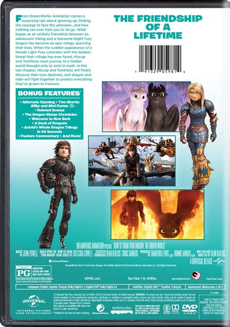 How To Train Your Dragon The Hidden World Dvd Howto Techno