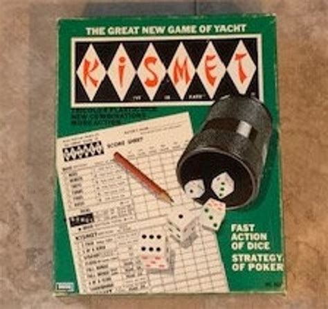 Vintage Kismet Board Game 1970 Lakeside Industries Dice Game Etsy