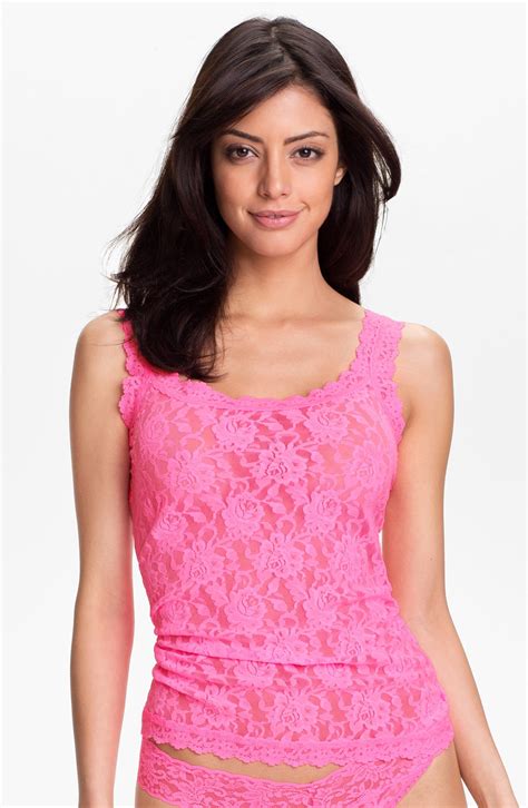 Hanky Panky Signature Lace Camisole In Pink Glo Pink Lyst