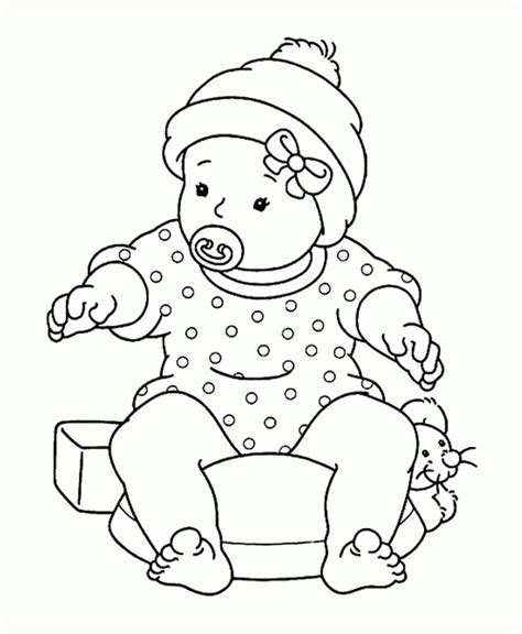 Free Printable Coloring Pages Of Babies Coloring Home