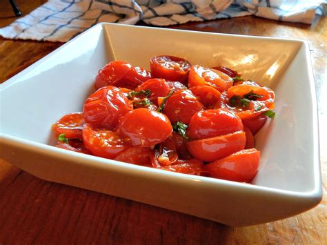 Pan Roasted Cherry Tomatoes With Pasta Or Without Frugal Hausfrau