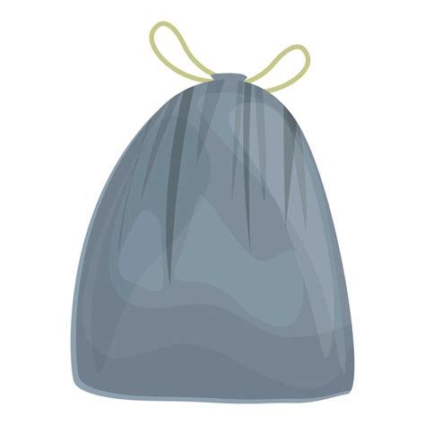 Premium Vector Knot Garbage Sack Icon Cartoon Vector Trash Bag