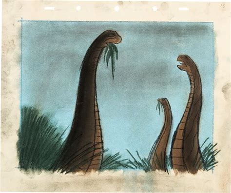 Image Fantasia Rite Of Spring Brontosaurus Concept Art Walt Disney