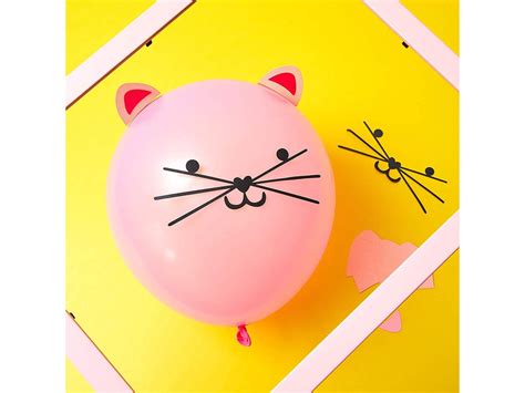 36 Pieces Diy Cat Balloons Animal Balloons Latex Kitty Etsy