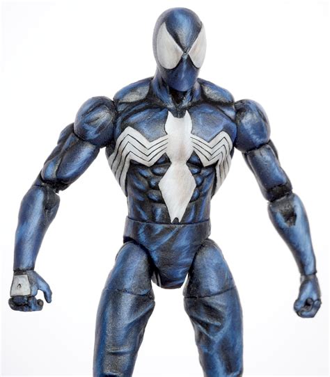 Spider Man Black Venom Symbiote Custom Action Figure By Michael Enea