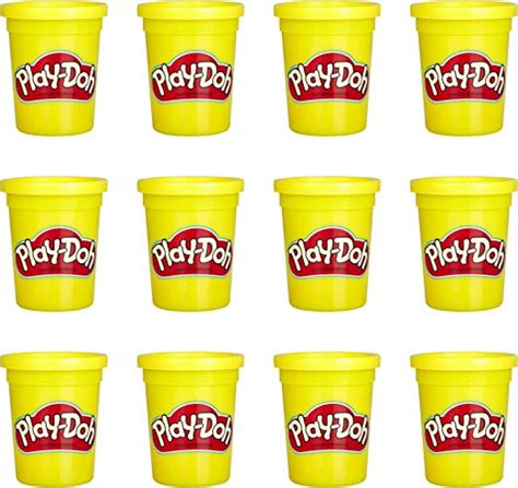 Play Doh 12 Pack Case Of Yellow Dough Amazon Canada
